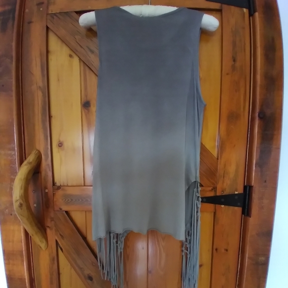 Long  Boho Tank Top with Fringes - Picture 2 of 10